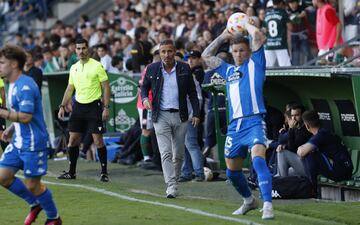 Óscar Cano, en el partido de A Malata.