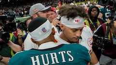 Revealed: what Patrick Mahomes said to Jalen Hurts on the field post-Super Bowl