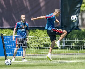 Rodrigo e Iniesta. 