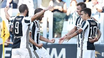 Buffon saves VAR penalty as Juventus overrun Cagliari