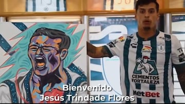 Momento en que Jes&uacute;s Trindade sale en el video