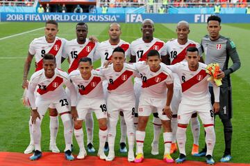 Once inicial de Perú.