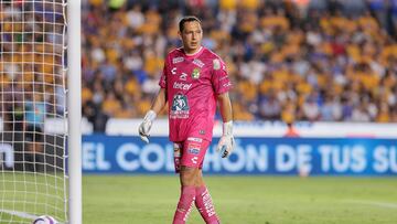 Rodolfo Cota of Leon during the game Tigres UANL vs Leon, corresponding to Round 03 of the Torneo Apertura 2023 of the Liga BBVA MX, at Universitario Stadium, on July 15, 2023.

<br><br>

Rodolfo Cota de Leon durante el partido Tigres UANL vs Leon, correspondiente a la Jornada 03 del Torneo Apertura 2023 de la Liga BBVA MX, en el Estadio Universitario, el 15 de Julio de 2023.