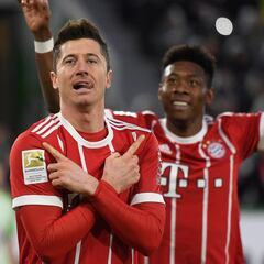 Lewandowski decide en el 90'