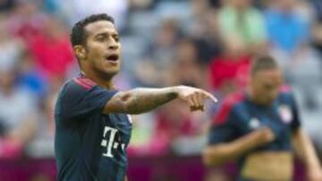 Thiago Alcántara, en el partido ante el Barcelona.