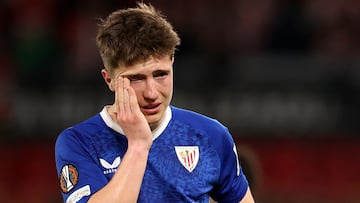 Mikel Jaureguizar lamenta la eliminaci¨®n europea ante el Manchester United.
