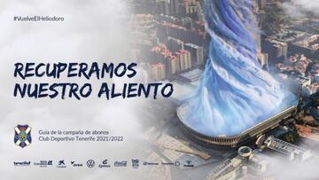 El CD Tenerife presente la campaña de abonados para la temporada 2021/2022.