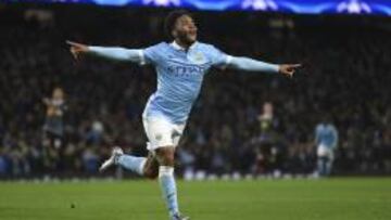 Raheem Sterling es el jugador inglés que más goles ha marcado para el Manchester City en la Champions League.