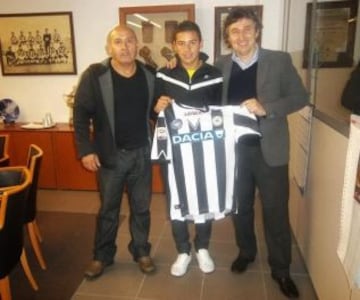 Matías Ramírez (en la foto) y César Valenzuela, ambos de Palestino, fueron las últimas contrataciones. Fueron enviados a préstamo y no actuaron en Udinese.