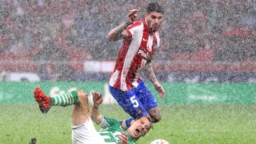 De Paul, en el Atl&eacute;tico-Betis, en el que brill&oacute;. 