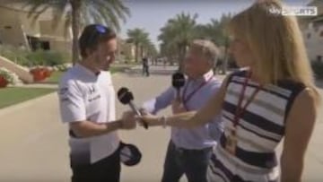 Momento en el que alonso contesta a Herbert.