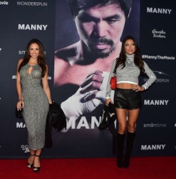 Manny Pacquiao presentó su película "Manny" en Los Ángeles. La belleza y el glamour se tomaron aquel momento.