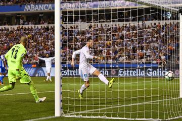 (Deportivo 0 - Real Madrid 3) Y tercera campa?a consecutiva que el casillero del Madrid se estrenaba con gol del britnico. Le secundaron Casemiro y Kroos.