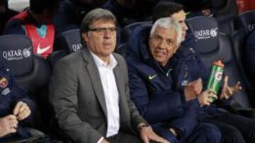 El entrenador argentino del Barcelona Gerardo Tata Martino