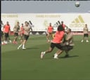 Volvió con todo: las maravillas de Marcelo en las prácticas del Madrid