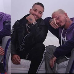 J Balvin y Maluma se reencuentran en Estados Unidos