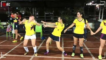 Hinchas recrean los mejores momentos del Mundial