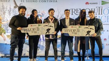 El patinador Javier Fern&aacute;ndez, durante la presentaci&oacute;n de su espect&aacute;culo &#039;Revolution On Ice&#039;.