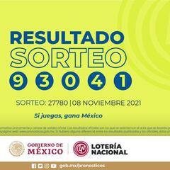 Resultados Lotería Tris Extra hoy: ganadores y números premiados | 8 de noviembre