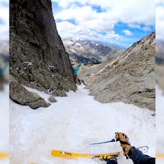 Esquiando en el Pirineo a las puertas del verano