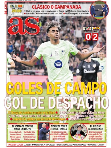 Las portadas de AS de enero