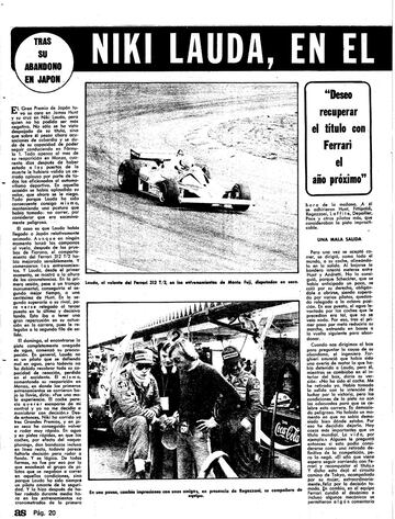 La resaca de aquel gran premio trajo críticas para Lauda por su deliberado abandono, argumentando que si su salida hubiera sido buena, habría defendido su renta para lograr el campeonato.