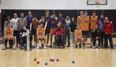 El Valencia Basket impulsa la 'Cultura del esfuerzo' a través de la Boccia