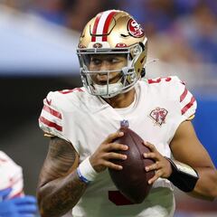 49ers' Lance 'felt great' playing first competitive game since 2019