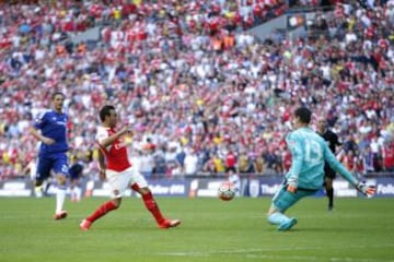 Arsenal se impuso por 1-0 al Chelsea, con gol de Oxlade-Chamberlain; y se quedó con la FA Community Shield por segundo año consecutivo.