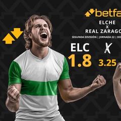 Elche CF vs. Real Zaragoza: horario, dónde ver, pronósticos y clasificación