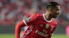 Ra&uacute;l de Tom&aacute;s, durante un partido del Benfica.