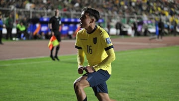 Kendry Páez, volante de Ecuador, valora el triunfo ante Bolivia y se enfoca en Colombia.