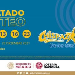 Resultados Lotería Nacional Chispazo hoy: ganadores y números premiados | 23 de diciembre
