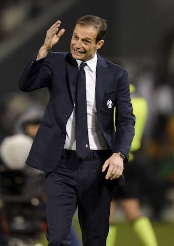 Juventus coach, Massimiliano Allegri was not happy.