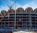 La cubierta del Nou Mestalla coge forma