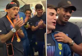 La secuencia de Dro en el avión de vuelta de Arabia tras ganar la Supercopa que decepciona ahora al barcelonismo