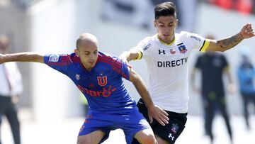 El jugador de Universidad de Chile, Gustavo Lorenzetti,