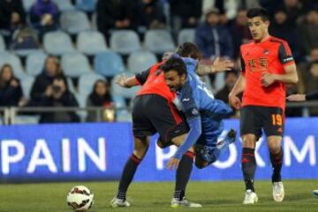 Íñigo Martínez con Pedro León.