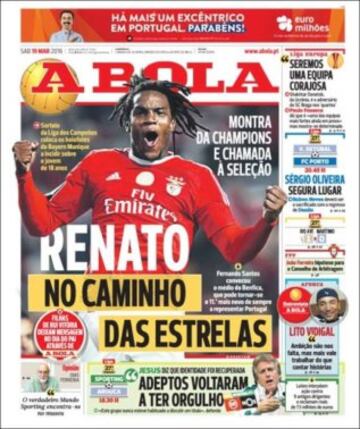 Portadas de la prensa mundial