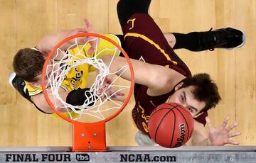 Las imágenes del triunfo de los Wolverines en el Final Four