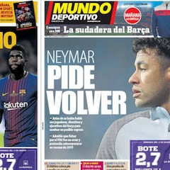 Mundo Deportivo: Neymar pide volver al Barça