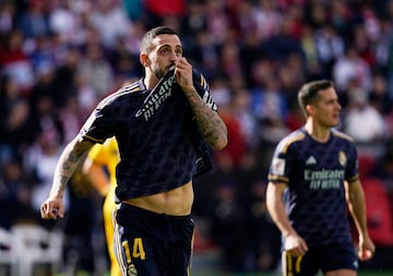 Joselu scored Real Madrid's only goal against Rayo Vallecano.