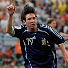 16 años del debut de Messi en un Mundial