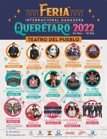 Feria Ganadera de Querétaro: calendario, artistas y dónde comprar los boletos