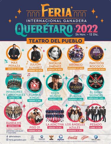 Feria Ganadera de Querétaro: calendario, artistas y dónde comprar los boletos