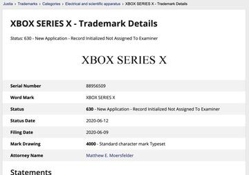 Registro igualmente aplicado en Xbox Series X esa misma fecha por Microsoft