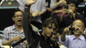 <b>A OTRO NIVEL. </b>Nadal abatió a Kukushkin sin el menor apuro.