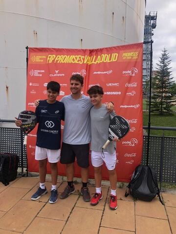 Matías Jiménez, junto a Vicente Soto, su compatriota número uno del mundo en Sub 14.