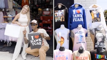 Hawk Tuah girl stumbles upon her own merchandise in LA: a must-see moment