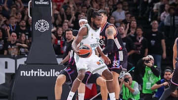 Kenneth Faried, en su debut con el Panathinaikos.